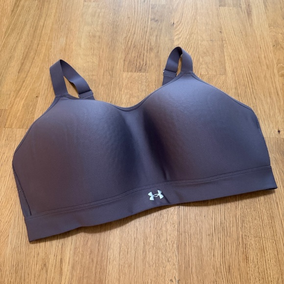 Under Armour Other - Under Armour 2X Dusty Purple Twist Back Wireless Sports Bra Style 1383688